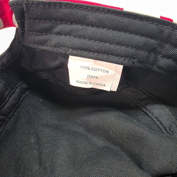 Disney Parks Black Cadet Cap Red Polka Dot Bow Rhinestone Accent Adjustable Hat - Picture 8 of 9